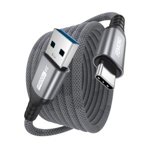 USB A to USB C Data Cable 10ft Long, USB 3.2 Gen 2 TypeA 10Gbps High Speed Data Transfer Cord 3A Charging USB-A to USB-C for PS5 Xbox Switch iPhone 17/16/15 Android Phones Camera Computer Laptop