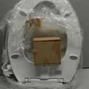 Clirass Elongated Bidet Toilet Seat with Quiet-Close, Non-Electric Bidet Mode with Dual Nozzles, Fit Elongated Toilet Seat, Adjustable Water Pressure with Brass inlet (Elongated)