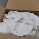 Homelike Moment Comforters Queen Size - White Duvet Insert Down Alternative Bed Queen Comforter, Lightweight Bedding Comforter Full Size Quilted Soft All Season with Coner Tabs White Square Embossed, Full/ Queen