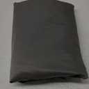 Lane Linen 100% Organic Cotton Twin Size Flat Sheet Only (66"x96") - Super Soft 100% Cotton Twin Flat Sheet - Lightweight & Durable Cotton Bed Sheet - Black