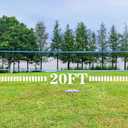 Zdgao Badminton Sets for Backyard, Portable Badminton Net with Tension Adjuster, Badminton Racket Set of 4, 3 Nylon Shuttlecocks, Boundary Line and Carry Bag for Backyard Beach Family Games, 20 feet x 30"