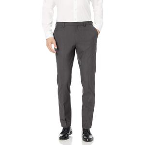 Amazon Essentials Men's Slim-Fit Wrinkle-Resistant Stretch Dress Pant (Gray, Size 34W x 34L)