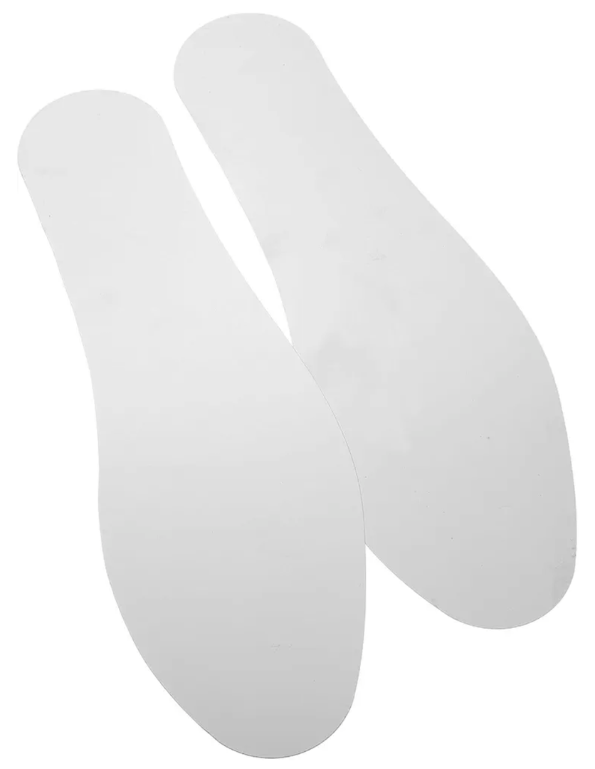 Puncture-Resistant Stainless Steel Plate Insoles Work Shoe Inserts for Men and Women Construction Warehouse Use Thickened Protective, Size 38