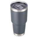 Cool Yoleb 30 oz Tumbler with Lid Stainless Steel Tumblers Vacuum Insulated Cup Reusable Powder Coated Travel Mug Double Wall Leak Proof Portable Cups Keep Cold Drinks for 12 Hours, Gray, 1 Pack
