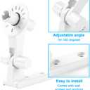 UTEBIT Wall Mount Compatible with Blink Mini Pan-Tilt Camera, 180 Angles Bracket Rotation 2 Pack Adjustable Camera Mount Stand for Blink Mini Indoor/Outdoor Camera (NOT Included Cam)