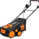 WEN 15-Inch 13-Amp 2-in-1 Electric Dethatcher and Scarifier with 12-Gallon Collection Bag (DT1315)