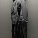 ATORPOK Camping Cot for Adults with Cushion and Pillow, Portable Folding Bed for Sleeping, Lightweight Tent cot with Carry Bag Supports 450 lbs (Grey)