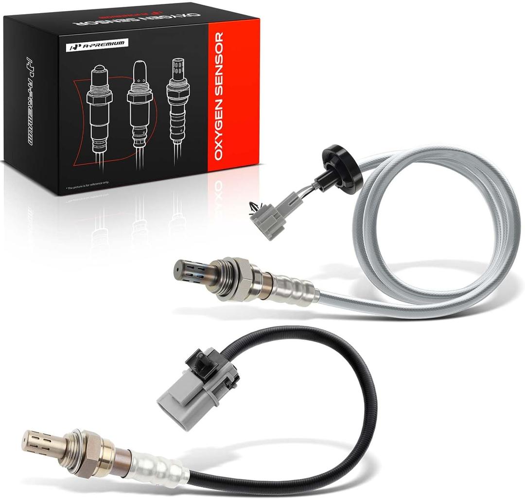 2 x A-Premium O2 Oxygen Sensor Compatible with Nissan Frontier 1998-2000, Xterra 2000, 2.4L, Upstream and Downstream, Non Calif-ESV, 2-PC Set, Replace# 2269010Y10