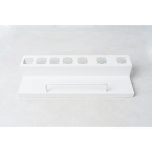 Dyson Airwrap Stand Stand Type 7-Slot Storage Organizer White Black (Compatible)