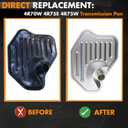 Automatic Transmission Filter with Gasket F6AZ7A098A Compatible With 4R70W 4R75W 4R75E Transmission For Ford Expedition F150 F250 Expedition Explorer Mustang