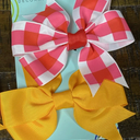 Fabric Bows Decorative Bow Clips 8 Pack