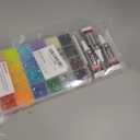 33000Pcs Rhinestones for Bedazzling, 3mm Bedazzler Kit with Flatback Rhinestones for Clothes Crafting Crafts Nails Clothing, Flat Back Resin Rainbow Colorful Colored Crystal with B 7000 Glue Clear (Large Pack + 3pcs Glue, 24 Mix Jelly AB colors | 3mm)