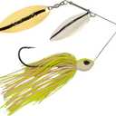 Berkley Power Blade Standard Fishing Spinnerbaits (1/2 oz - Willow Willow, White Chartreuse/Silver + Gold)