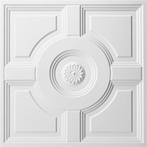 WOWSTAR 12-Pack 24"x24" Drop Ceiling Tiles, Waterproof Ceiling Panels, Only Fit into the Grid, White
