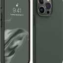 AOTESIER Magnetic for iPhone 13 Pro Phone Case, [Compatible with MagSafe][Military Shockproof Protection] Silicone Case with Soft Microfiber Lining, Camera & Screen Protection 6.1 inch, Alpine Green