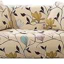 HOOBUY Printed Sofa Cover Stretch Couch Covers Patterned Loveseat Slipcovers for 2 Seater Cushion Couch Love Seat Set MNK (2 Seater/Loveseat)