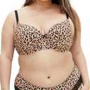 City Chic Women's Plus Size Smooth & Chic Print (40C, Ines Taupe Animal)