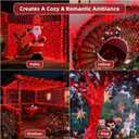 240FT Valentine Lights Outdoor, 750 LED Valentine Decoration Lights with 12 Modes & Timer Memory, Dimmable Plug in Waterproof Xmas Light for Yard Trees Wedding Party Holiday Valentine Decor