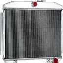 Aluminum Radiator compatible with 1955-1957 1956 Chevy Bel Air Nomad 210 150 Radiators