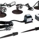 Aquascape LED Pond Landscape Garden Spotlight Kit Three (3) Pack | 1 Watt | 12 Volt 