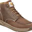 Carhartt Men's Cmx4023 4" Ltwt Pt Moc Toe Caswedge Work Boot (10.5, Brown Oil Tanned Leather)