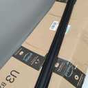 36" Kerf Slide-in Double Bulb Seal Weatherstrip Door Bottom Durable Seal for Energy Efficiency & Draft Protection (Black)