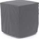 STARTWO Air Conditioner Cover Heavy Duty Waterproof Durable for Outdoor Elastic Bottom for Secure Fit Year Around Protection -Gray W24inD24inH30in (24x24x30 inch)