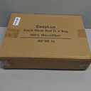 CozyLux Queen Comforter Set Grayish Blue, 7 Pieces Soft Pinch Pleat Bed in a Bag Queen Comforter Set with Sheets, Boho Bed Set with Down Alternative Comforter, Sheets, Pillowcases & Shams