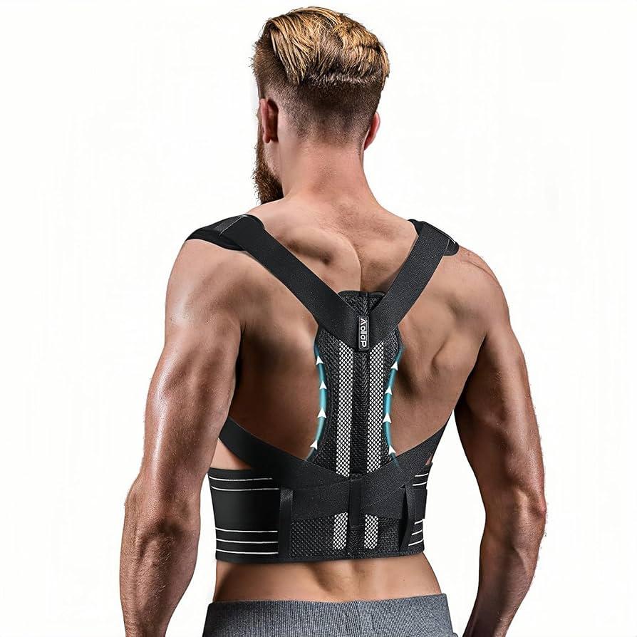 Unisex Adjustable Spinal Alignment Brace – Back Support & Posture Trainer for Scoliosis, Hunchback & Back Pain
