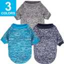 3 Pack Dog Sweater, Dog Sweaters for Small Dogs, Warm Soft Pet Clothes for Puppy, Medium Large Cat, Dogs Girl or Boy, Dog Shirt for Winter Christmas (Grey+Navy+Blue, X-Large)