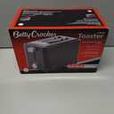 Betty Crocker 2-Slice Cool Wall Toaster, Black, BC-2605CB