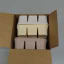 Mimorou 3 Pack Baby Food Freezer Tray with Lids 2.8 oz x 12 Cups Silicone Baby Food Storage Container Ice Cube Freezer Molds for Homemade Vegetable Fruit Purees Snack(12 Cups,White, Yellow, Brown)