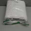 Amazon Basics Waterproof Breathable Mattress Protector, King Size, 18 inch Deep, Machine Washable, White