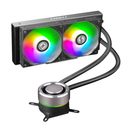 LIAN LI Galahad AIO Cooler 240mm Radiator Liquid CPU Cooler RGB All-in-One Water Cooling System, LGA1700 Bracket, AMD AM5/AM4 Intel LGA1200/115X/2011/2066 Compatible (240mm Black)