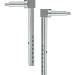 Yoursme AM136327 AM136328 Front and Rear Mower Deck Gage Wheel Arm for John Deere Mower Decks X300 X500 Series 48 in and 54 in Diameter 3/4”