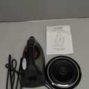 Cordless Iron for Clothes, 1500W Steam Iron Rapid Heating, Ceramic Soleplate, Auto Shut Off, Self-Clean, Anti-Calc, 3 Temperature Settings, 11.84oz Water Tank Ironing Clothes for Home, Black