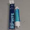 GE RPWFE Refrigerator Water Filter, Genuine Replacement Filter, Certified to Reduce Lead, Sulfur, and 50+ Other Impurities, Replace Every 6 Months for Best Results, Pack of 1
