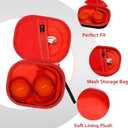 XANAD Hard Case for Bose QuietComfort, QC 45, QC 35 Wireless Noise Cancelling Headphones - Orange (Outer Black+Inner Orange)