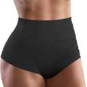 Women's High Waist Yoga Booty Shorts Workout Spandex Dance Hot Pants Butt Lifting Leggings Rave Outfits (Large, Black)