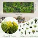 Artificial Plant Wall Boxwood Roll: 40"x120" UV Resistant Green Leaves Faux for Interior Backdrop,Garden and Indoor Outdoor Wall&Fence Covering Privacy, Party Wall Fence Decor
