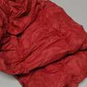 KingCamp Ultralight Camping Blanket, Packable Down Alternative Puffy Wearable Blankets Weatherproof Warm Package Quilt with Snap Buttons for Outdoor Hiking Travel, Picnic Stadium, (69" x 53" Crimson)