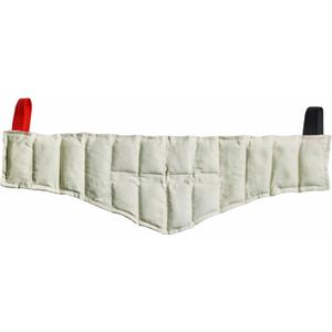 Relief Pak-11-1311 Moist Heat Pack to ease Aches and Pains from arthritis, back pain, muscle strains, stiff neck, sprains, stiff joints, bruises, general soreness and spasms. Neck Contour - 7" x 24" - white