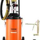 VEVOR Grease Pump, 3 Gallon Air Grease Pump with 13 ft High Pressure Hose and Grease Gun, 12L Pneumatic Grease Pump with Wheels, Portable Lubrication Grease Pump