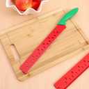 PRETYZOOM 17 Inch Extra Large Watermelon Cutter with Serrated Blade for Easy Slicing of Melons Bread and Cakes Kitchen Fruit Knife for Home Use