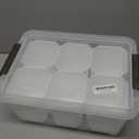 Citylife 17 QT Plastic Storage Bins Clear Storage Box with Lids Multipurpose Stackable Storage Containers for Organizing Tool, Craft, Crayon