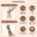 Bobopal Dog Slicker Brush for Shedding,Dog Brush for Long Haired Dogs & Remove Tangles & Mats,Ergonomic Handle Grooming Like Professional,Beech Wood,S