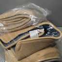 YIHOUSE Memory Foam Beige Bathroom Rug Sets 5 Piece, Ultra Absorbent Bath Mat for Bathroom - Non-Slip Machine Washable & Dry Quickly, 5 Piece Bathroom Mat Set, Beige 
1'8" x 3'10" (Rectangular)