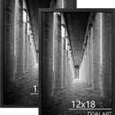 DOAI ART 12x18 Frame 2 Pack, Black 12 x 18 Poster Frame