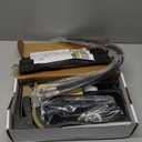 Bathroom Faucet Brushed Gold Modern Waterfall Bathroom Sink Faucet with Single Handle Suitable for 1 or 3 Holes,Supply Deck Plate and Hose