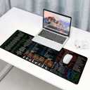 Excel Cheat Sheet Mouse Pad 31.5x11.8 Inches Large XL with Excel Shortcut Key Anti Slip Waterproof Gaming Mouse Pad for Studio Desk Computer Desk BDOKMN6GM